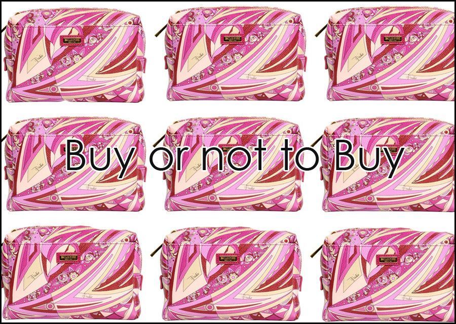 Emilio Pucci make-up bag