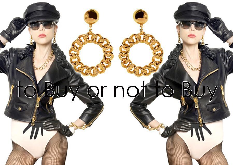 Moschino earrings