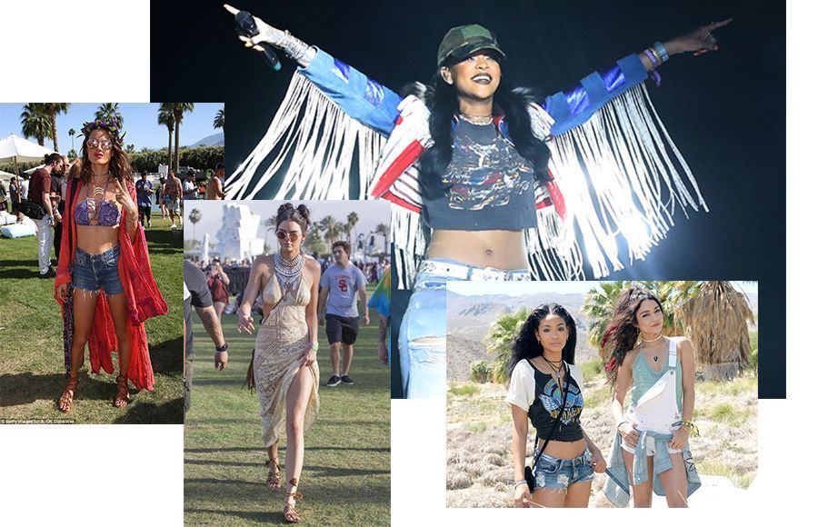 coachella rihanna leonardo di caprio