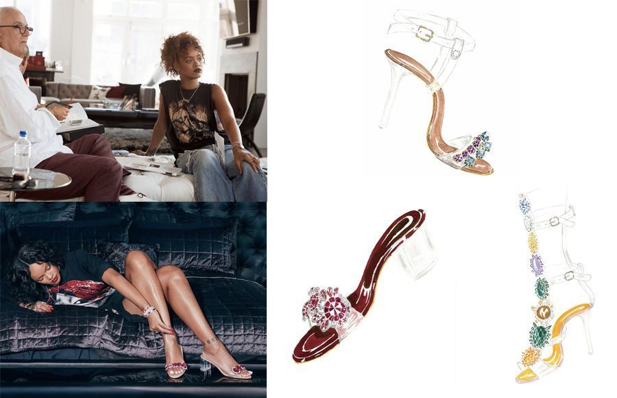 Rihanna X Manolo #Sostoned Collection